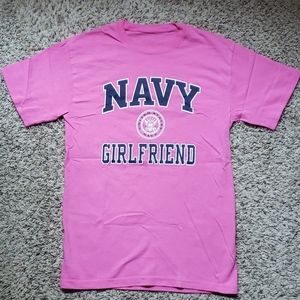 Navy Girlfriend Tshirt